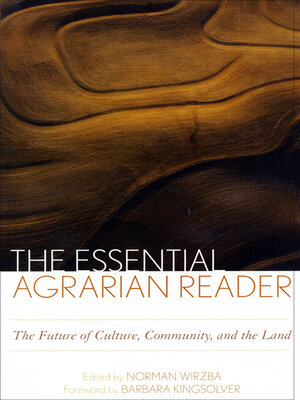 cover image of The Essential Agrarian Reader